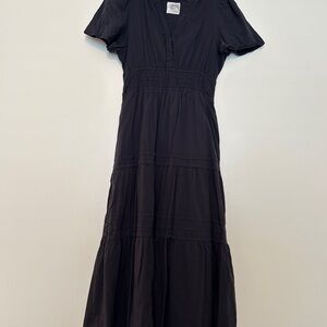 Citrus Black Maxi Dress